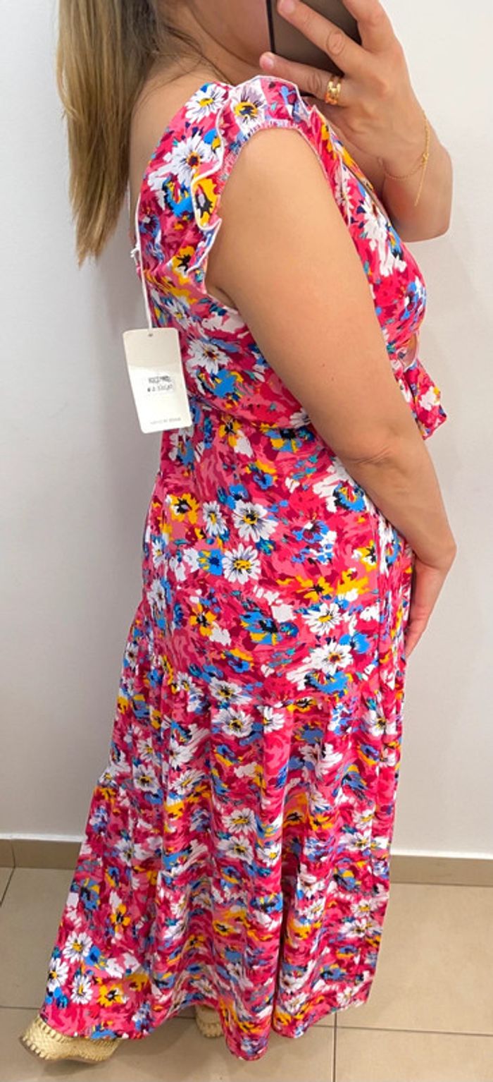 Robe longue à fleurs Lilie Rose - photo numéro 5