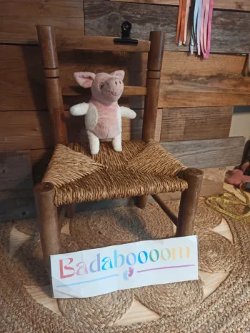 Peluche cochon Ikea blanc rose tbe