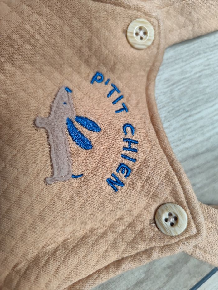 Ensemble salopette tee shirt manche longue - photo numéro 2