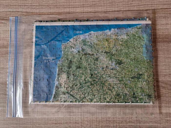 Puzzle 1000 pièces Vue Satellite du Nord de la France - photo numéro 8