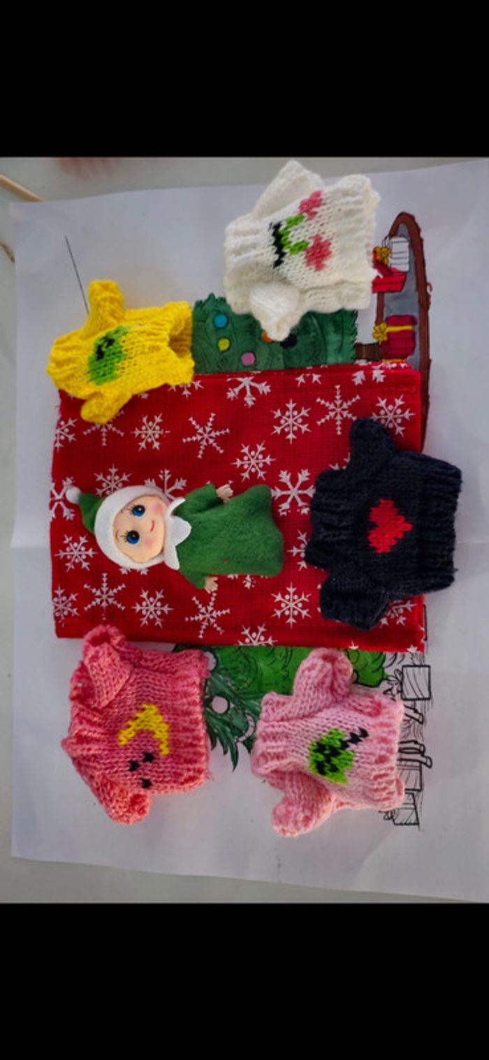 Bébé lutin farceur Vert petit garçon lutin - photo numéro 2