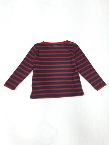 Haut manches longues rayé Boutchou 24 mois