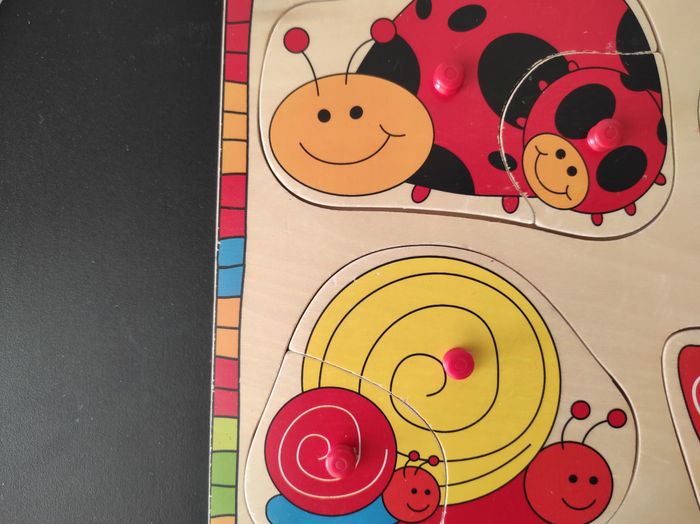 Puzzle en bois bébé 24 mois – Animaux – Très bon état - photo numéro 3