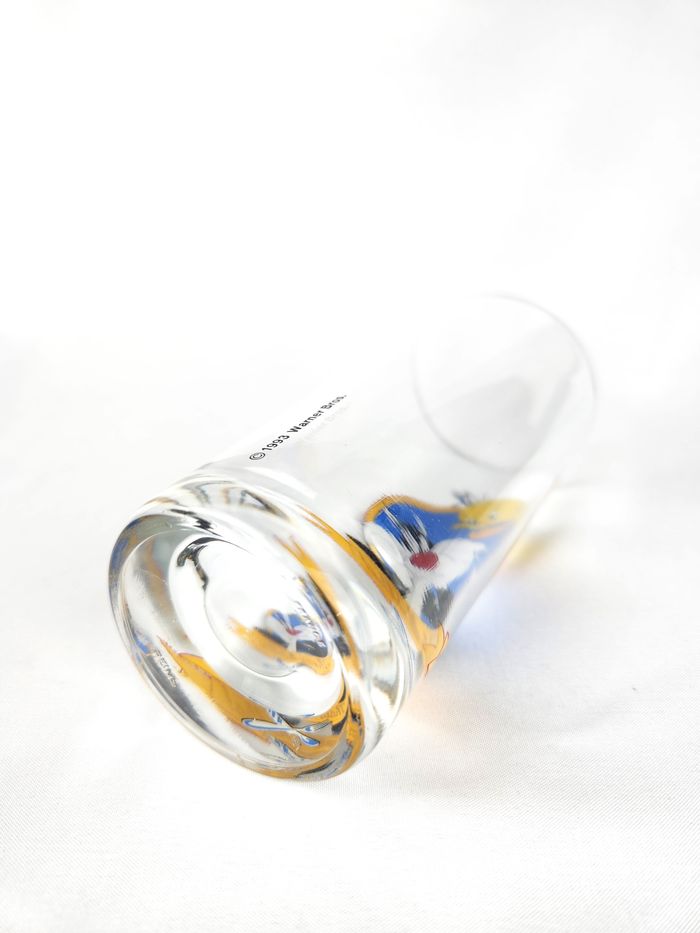 Verre Looney Tunes Titi & Grominet 1993 Warner Bros - photo numéro 6