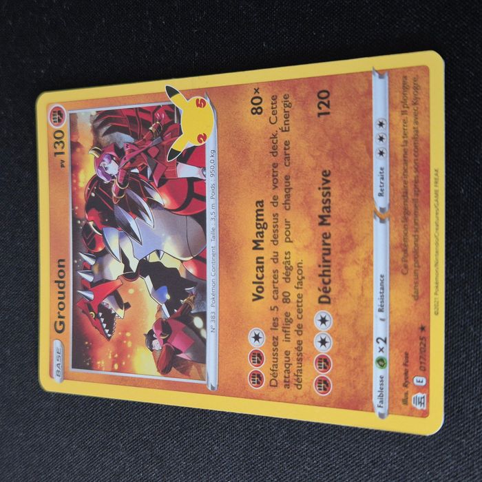 Carte Pokemon : Groudon - Célébrations
