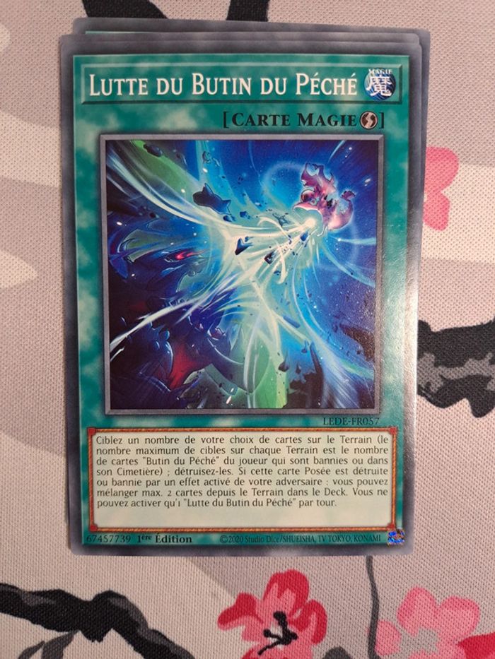 Playset 3x Lutte Du Butin Du Péché Yu-Gi-Oh! Héritage de la Destruction FR LEDE - photo numéro 2