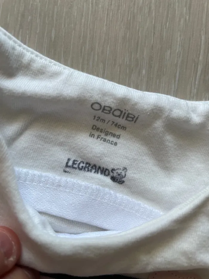 T-shirt manche longue marin 12 mois - photo numéro 4