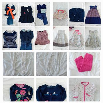 Lot de vêtements fille 18 mois