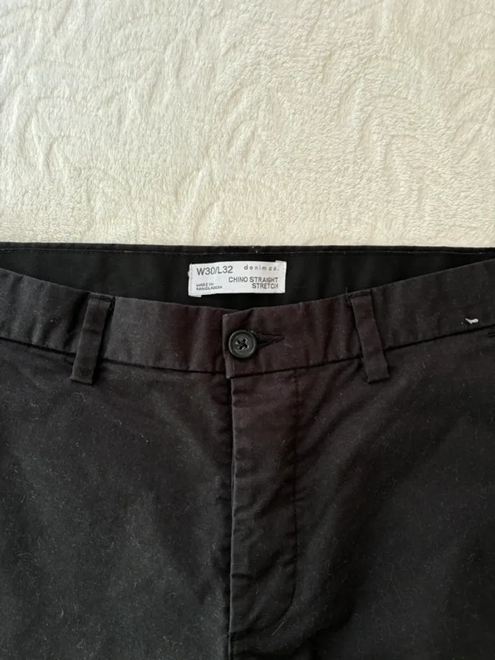 Pantalon chino noir