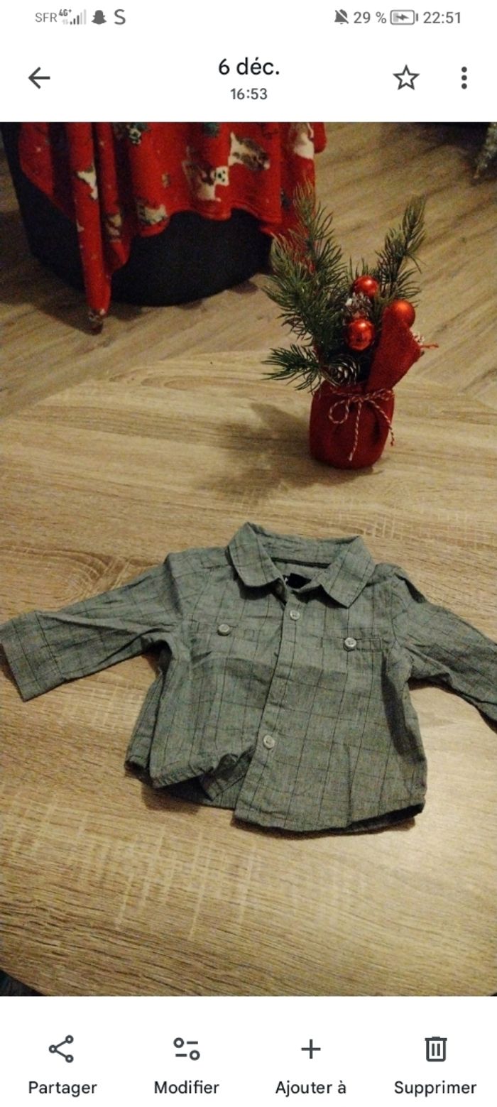 Chemise 1 mois