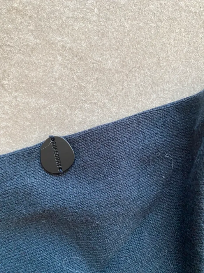 Pull superdry bleu marine - photo numéro 3