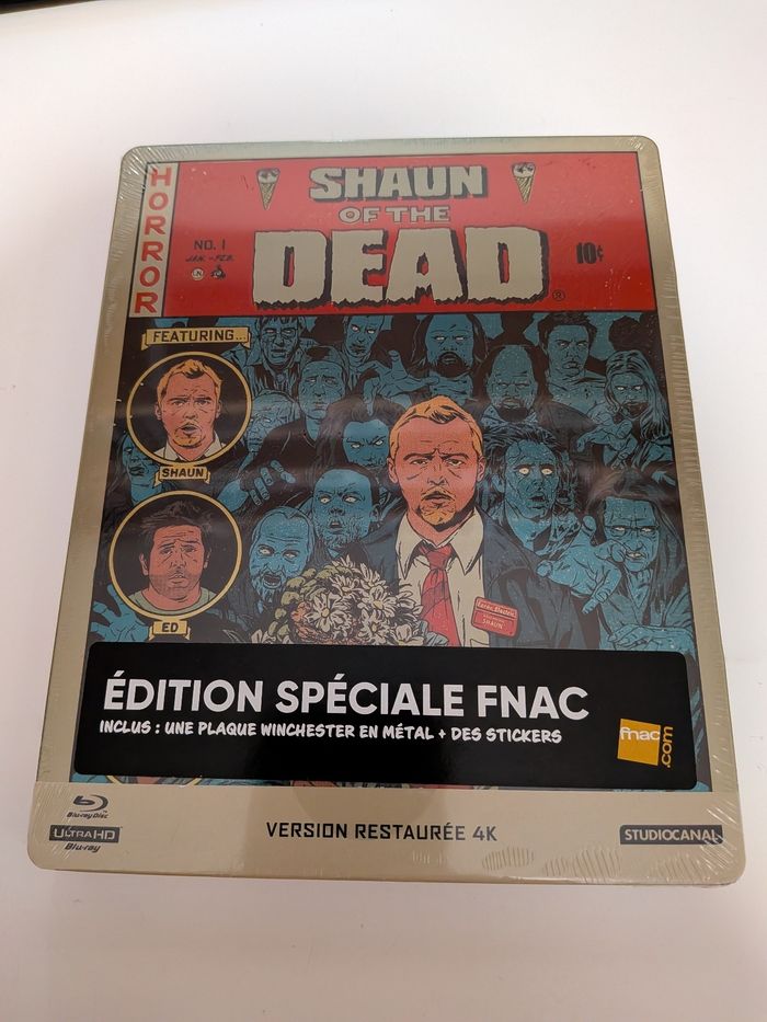 Shaun of the dead 4k steelbook neuf sous blister
