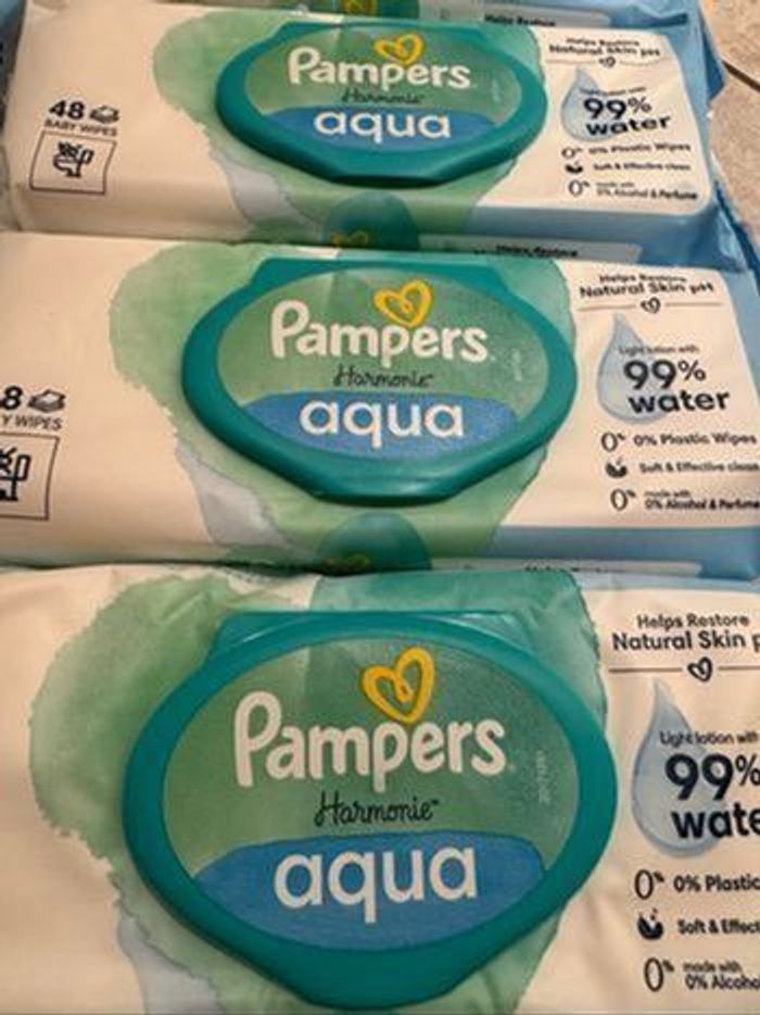 Lingettes Pampers Harmonie Aqua - photo numéro 3