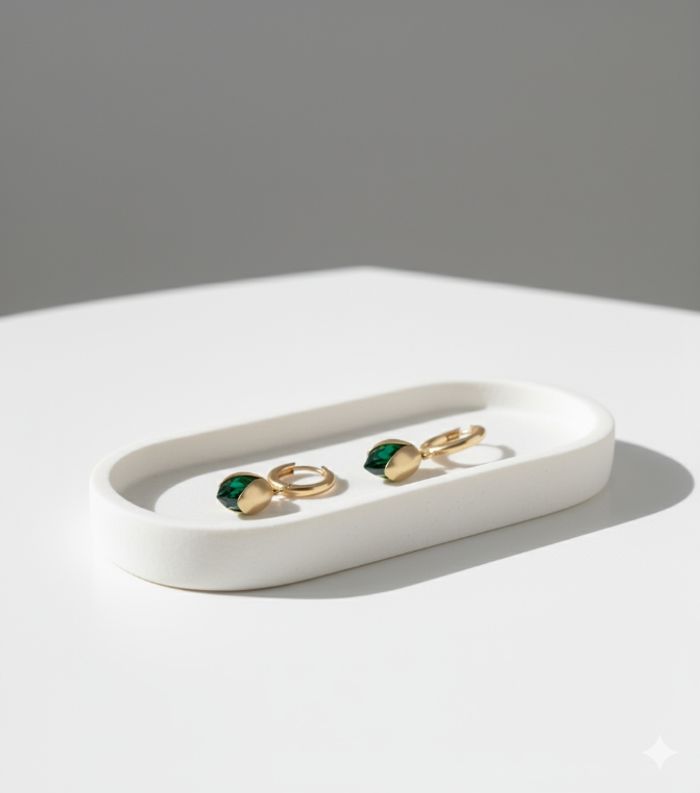 🌹💎boucles d'oreilles pendantes, pièce unique - photo numéro 3