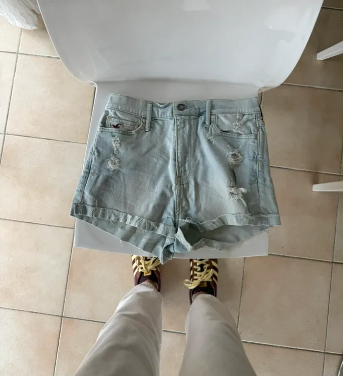 Short en jean Hollister