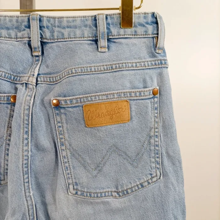 Jean Wrangler Westward bootcut taille 28 (38FR) L32 coupe flare bleu clair taille haute A1340 - photo numéro 9