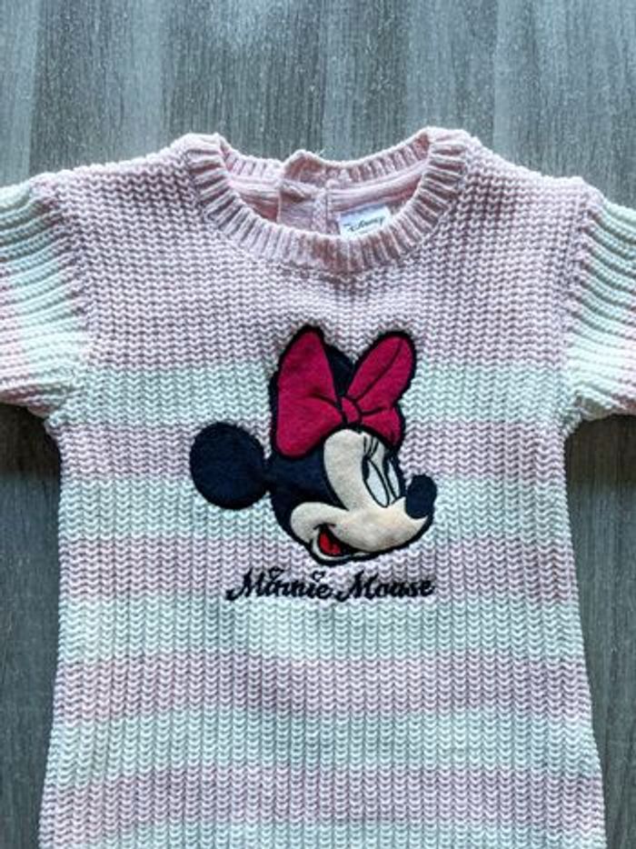 Robe pull Minnie bébé fille taille 6-9 mois - photo numéro 2