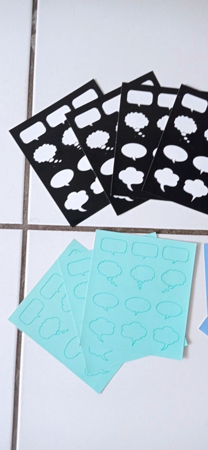 Planche de stickers Bulle - photo numéro 2