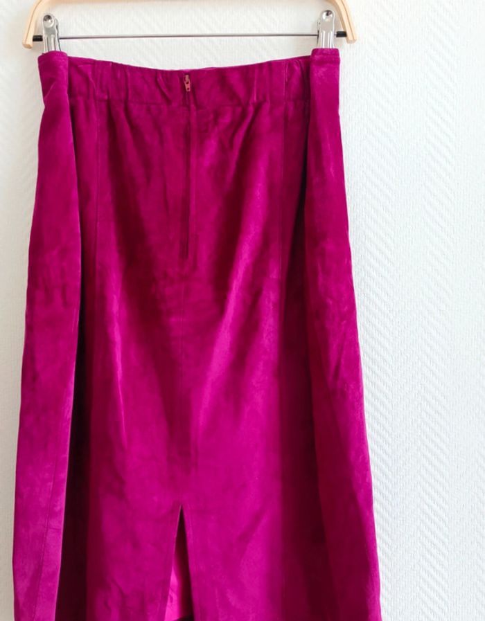 Longue jupe rose vintage