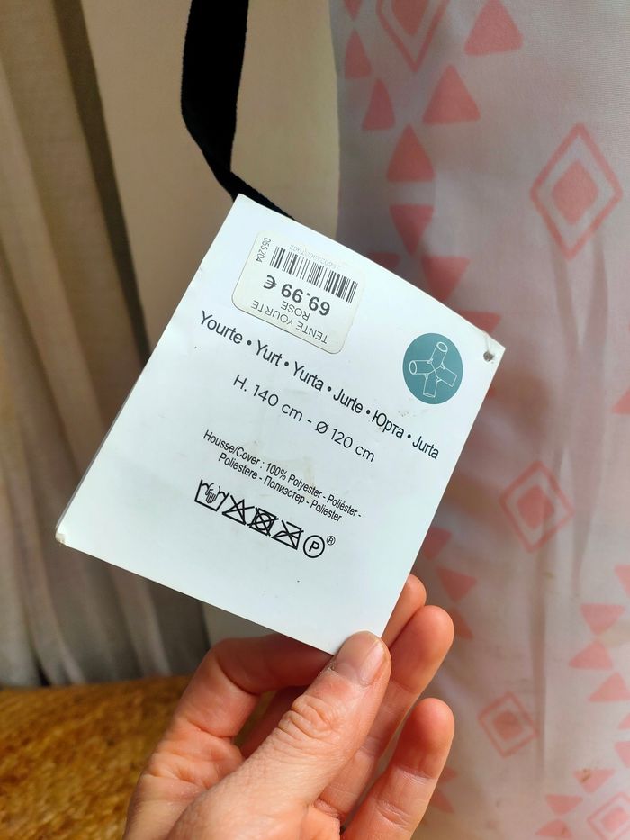 Tente Yourte Atmosphera kids rose - photo numéro 5