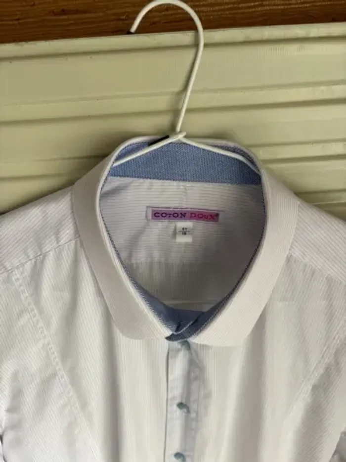 Chemise blanche Coton doux - photo numéro 2