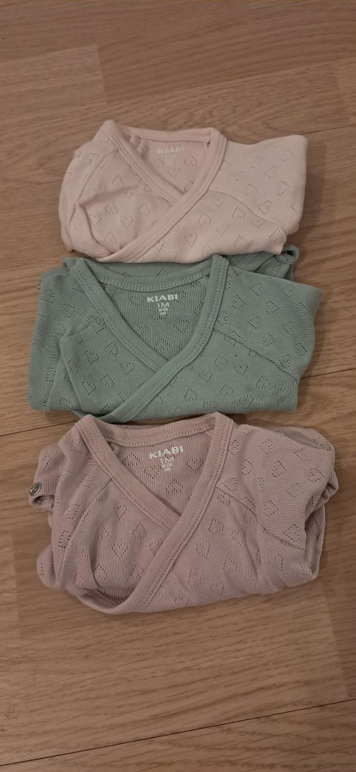 Body  ajustable été  fille 1 mois