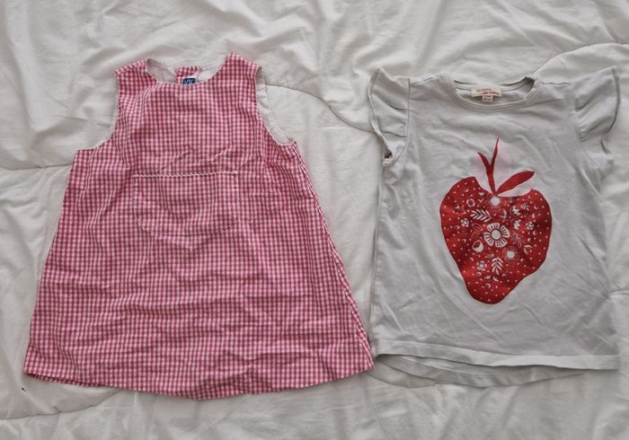 Lot 1 robe + 1 Tee-shirt, Taille 2 ans
