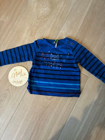 Tee shirt bleu 