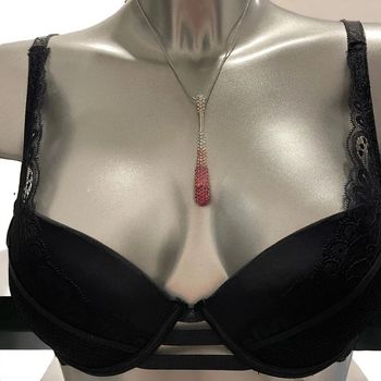 Magnifique pendentif rose