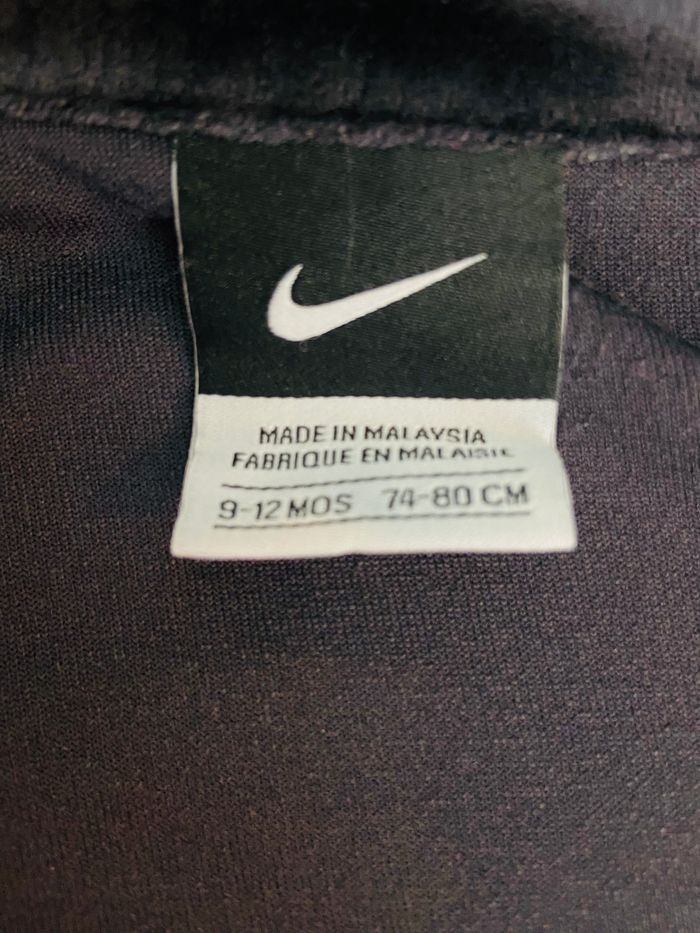 Ensemble survêtement bébé velour noir et doré - photo numéro 5