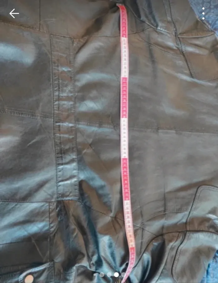 Veste en cuir Hugo Boss noire - photo numéro 7