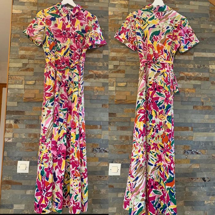Robe longue à motifs fleuris - Taille S (Ycoo Paris) - photo numéro 2