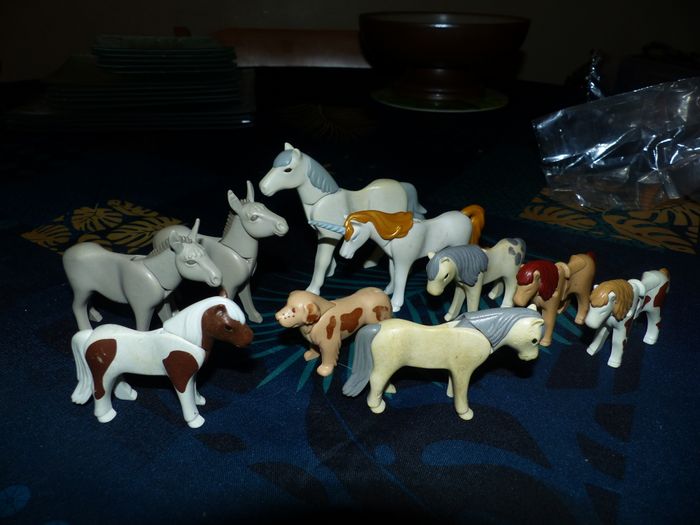 Lot playmobils animaux , chevaux , licorne etc - photo numéro 2