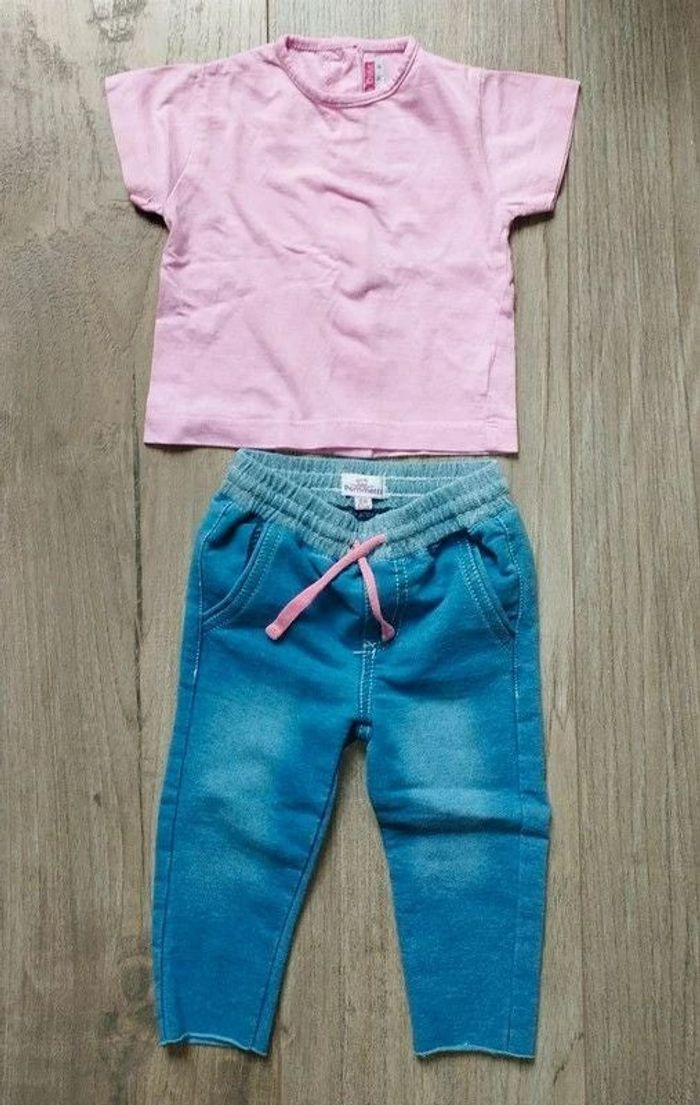 Ensemble t-shirt et jegging 6 mois