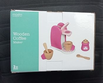 Cafetière en bois neuve