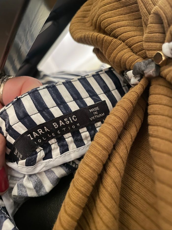 Pantalon chinos à rayures Zara 36 - photo numéro 10