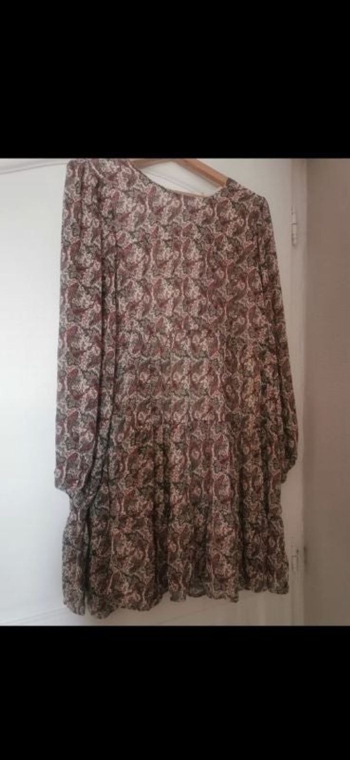 Robe courte en voile