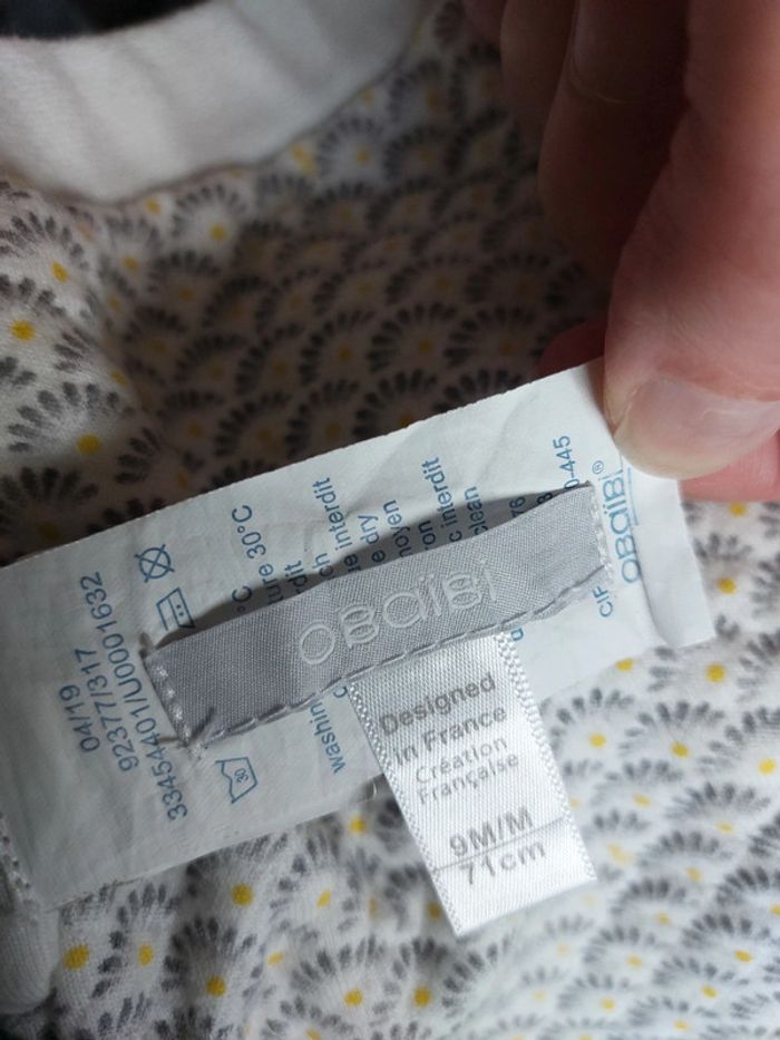 Pantalon sarouel réversible Obaibi Taille 9 mois - photo numéro 3