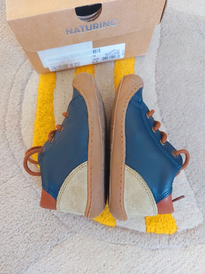 Naturino Romy nappa/suede Navy Stone 22 - photo numéro 4