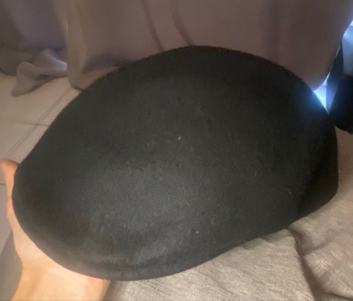 Casquette/béret vintage noir