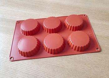 🍭 Flexi'moule à tartelettes en silicone - Marron 🍭