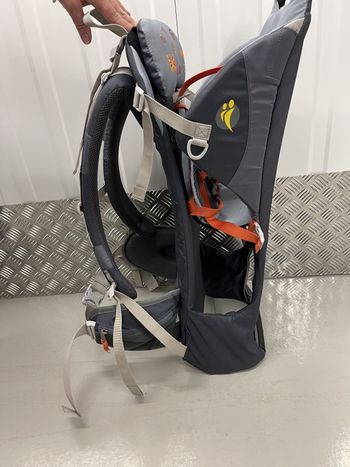 LittleLife Ranger S2 Sac à Dos porte Enfant Léger Gris avec Pochette de Rangement