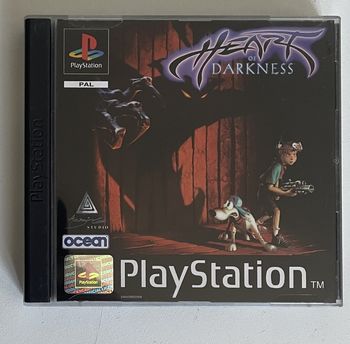 jeu vidéo PS1 Heart of Darkness avec lunettes 3D complet