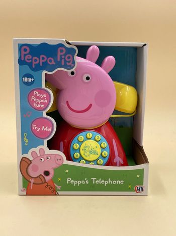 Téléphone électronique de Peppa Pig + 18 mois Hasbro neuf