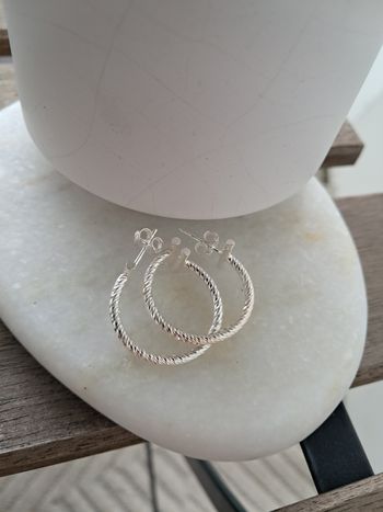 Créoles diamantées