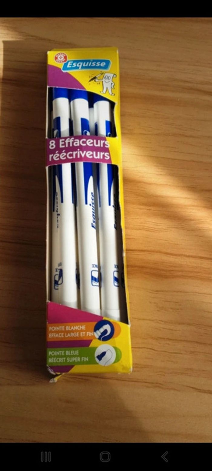 Paquet de 7 effaceurs