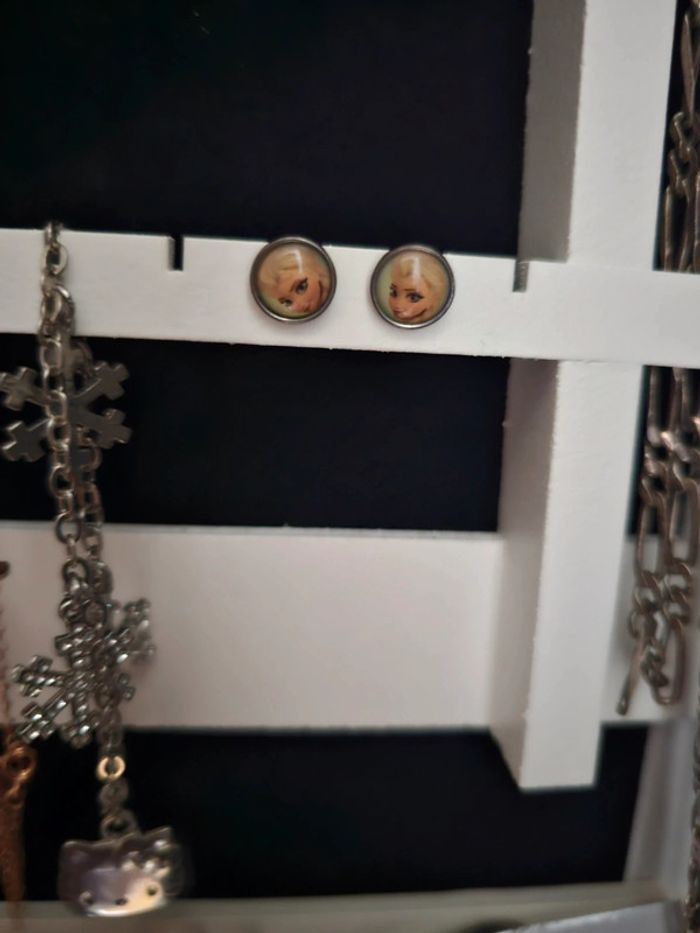 Boucles d'oreilles disney frozen/reine des neiges/elsa