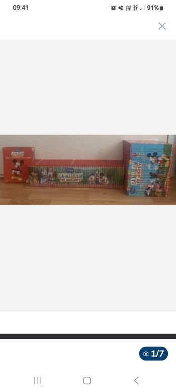 Lot Maison de Mickey et livre puzzle