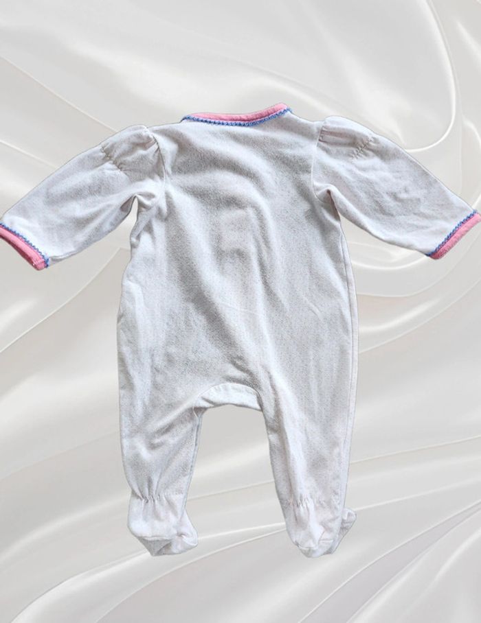 Lot de 2 pyjamas grenouillères fille 3 mois - photo numéro 3