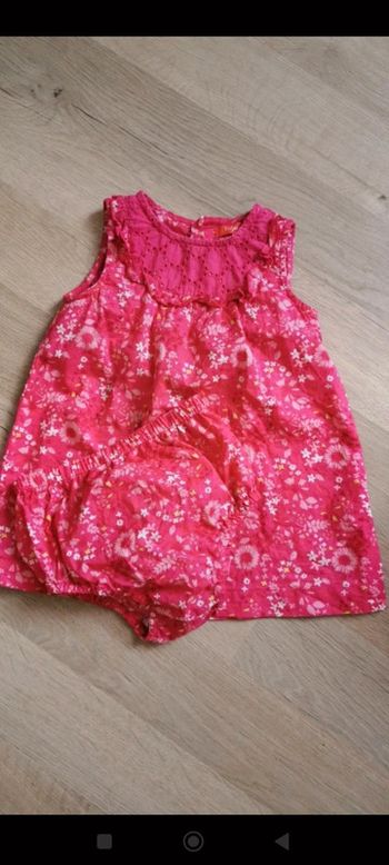 Robe manches courtes + culotte